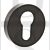 Senza Pari SPRESCEUDB Euro Cylinder Escutcheon on Minimal Round Rose Rose Urban Dark Bronze