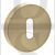 Senza Pari SPRESCKSB UK Mortise Key Escutcheon on Minimal Round Rose Rose Satin Brass