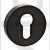 Senza Pari SPROESCEUDB Euro Cylinder Escutcheon on 56mm Diameter Round Rose Rose Urban Dark Bronze