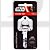 Star Wars Force Awakens Stormtrooper-Episode 7 Logo Licensed Universal 6-Pin Cylinder Key Blank