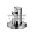 Access Hardware T341P Cubicle Hardware 32mm Diameter x 20mm Leg Support Polished Stainless Steel