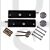 TSS TSSGDB Rim Mounted Garage Bolt Kit Black