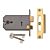 Union 2077 149mm 3 Lever Horizontal Mortise Sashlock Polished Brass