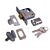 Union 2332 65mm Oval Mortice Nightlatch Case with Oval Single Cylinder & Internal Thumbturn Polished Brass