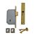 Union 3G110 73mm Detainer Deadlock Brass