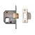 Union L2332 64mm Oval Cylinder Mortise Nightlatch Case Satin Chrome