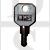 WMS Copy TS7541 KWL12 Small 101 Locking Window Handle Key Pack of 1