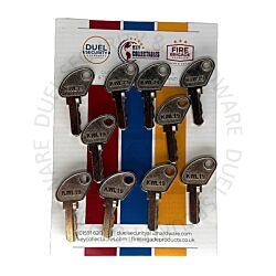 Avocet WMS Copy TS7555 KWL19 Locking Window Handle Key Pack of 1