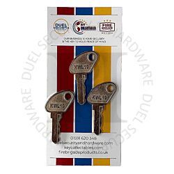 Avocet WMS Copy TS7555 KWL19 Locking Window Handle Key Pack of 3