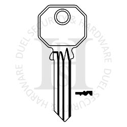 Banham Compatible BAN1L Security Cylinder Key Blanks JMA BAN-1L Pack of 10