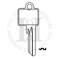 BKS Compatible Orion BKS100 Cylinder Key Blanks Silca BK15 JMA BK-7D HD YA9 ERREBI KSC5D Pack of 10