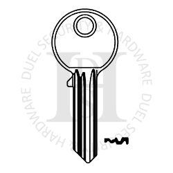 BKS Compatible Orion BKS5 Cylinder Key Blanks Silca BK7R-3 JMA BK-9 ERREBI KS3PZ Pack of 10