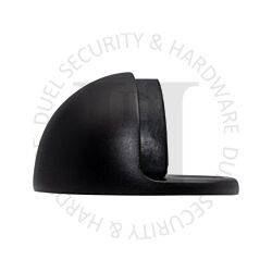 Carlisle Brass AA20MB Oval Half Moon Shaped Floor Mounted Door Stop Matt Black