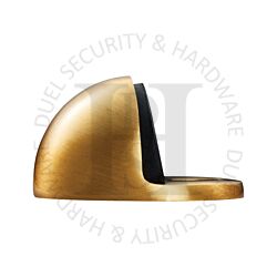 Carlisle Brass AA20SB Oval Half Moon Shaped Floor Mounted Door Stop Satin Brass