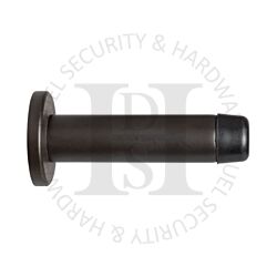 Carlisle Brass AA21MBRZ 72mm Cylindrical Wall Mounted Door Stop With Rose Matt Bronze
