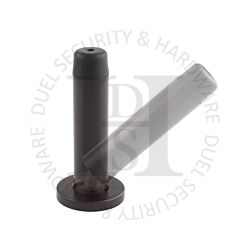 Carlisle Brass AA21MSBRZ Sprung 72mm Cylindrical Wall Mounted Door Stop With Rose Matt Bronze