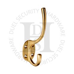 Carlisle Brass AA25SB Face Fixing Hat & Coat Hook Satin Brass