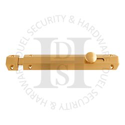 Carlisle Brass AQ83SB 203mm Face Fix Slide Action Surface Mounted Bolt Satin Brass