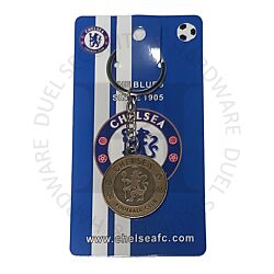 European Football Club ER017 Chelsea Bronze Logo Souvenir Keychain
