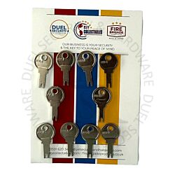 Cotswold Copy COTS1 KWL6 Fork End Locking Window Handle Key Pack of 10