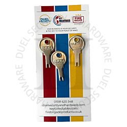 Cotswold Copy COTS1 KWL6 Fork End Locking Window Handle Key Pack of 3
