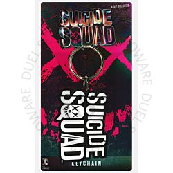 DC Comics RK38561C Suicide Squad Nameplate Licensed PVC Rubber Keychain Key Ring