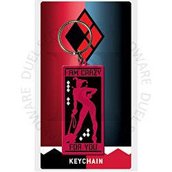 DC Comics RK38990C Harley Quinn Retro Licensed Key Ring