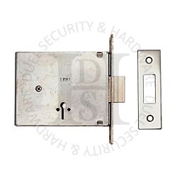 Fire Brigade Products FB1M-SS Fire Brigade Mortice Deadlock Satin Stainless Faceplate- No Keys 