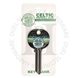 Football S422CEL Celtic Stadium Badge Emblem Motif Licensed 6-Pin UL2 Universal Cylinder Key Blank