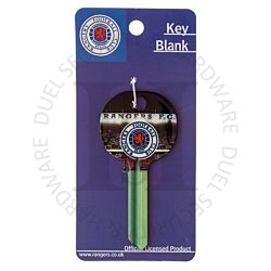 Football S422RAN Rangers Stadium Badge Emblem Motif Licensed 6-Pin UL2 Universal Cylinder Key Blank