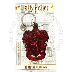 Harry Potter MK39115C Gryffindor Badge Emblem Motif Licensed Metal Keychain Key Ring