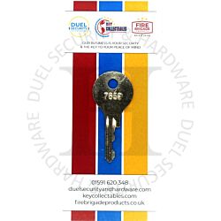 Hoppe Compatible 2D025 TS7659 KCW1 Espag Locking Window Handle Key Pack of 1