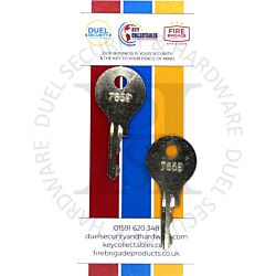 Hoppe Compatible 2D025 TS7659 KCW1 Espag Locking Window Handle Key Pack of 2