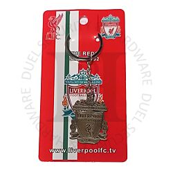 European Football Club ER015 Liverpool Bronze Logo Souvenir Keychain
