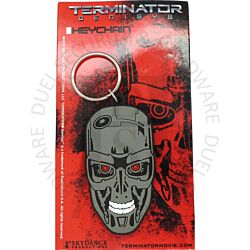 Paramount Pictures RK38512C Terminator Genisys Head Licensed PVC Rubber Keychain Key Ring