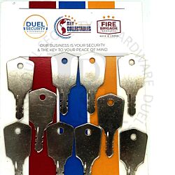 Saracen Premier Compatible TS7539 KWL23 Locking Window Handle Key Pack of 10