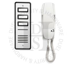 Securefast F6903S Three Way Surface Mounted Audio Entry Kit