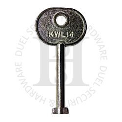Securistyle Compatible KWL14 Twin Pin Locking Window Handle Key Pack of 1