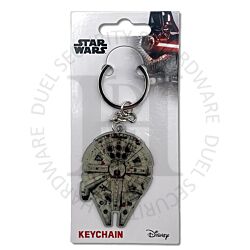 Star Wars MK39009C Millennium Falcon Metal Keychain Key Ring