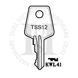Strebor Compatible TSS12 TS7640 KWL41 Locking Window Handle Key Pack of 1
