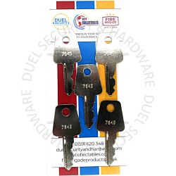 Strebor Compatible TSS18 TS7645 KWL30 Locking Window Handle Key Pack of 5