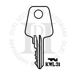 Strebor Compatible TSS21 TS7644 KWL31 Locking Window Handle Key Pack of 1