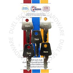 Strebor Compatible TSS21 TS7644 KWL31 Locking Window Handle Key Pack of 5