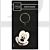 Disney Mickey Mouse RK38322C PVC Rubber Keychain 6x6cm