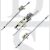 ERA 52450019AA 2 Small Hooks & 2 Rollers Multipoint Lock Mechanism 45mm Backset - Option 1
