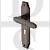 Heritage Brass AST5900 Door Handle Lever Lock Astoria Design Matt Bronze