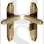 Heritage Brass AST5930 Door Handle for Bathroom Astoria Design Antique Brass