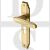 Heritage Brass Door AST5948 Handle Euro Profile Astoria Design Satin Brass