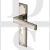 Heritage Brass ATL5748-SN Door Handle Euro Profile Atlantis Design Satin Nickel