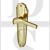 Heritage Brass WAL6500-PB Door Handle Lever Lock Waldorf Design Polished Brass